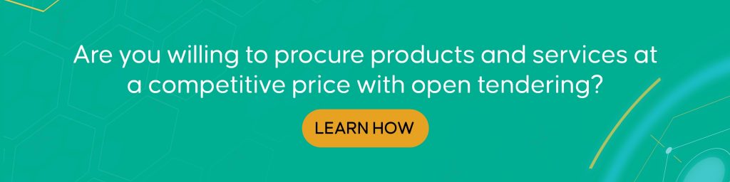 Are you willing to procure products and services at a competitive price with open tende