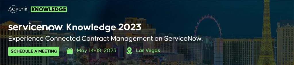 Aavenir ServiceNow Knowledge 2023
