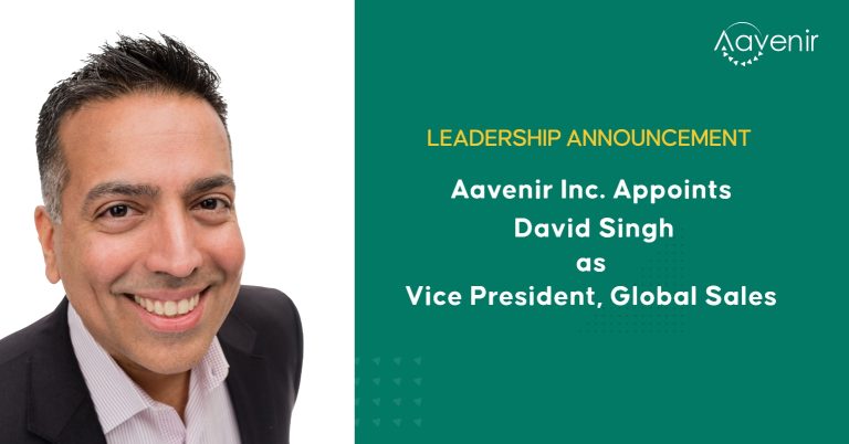 Aavenir - David Singh - VP GLobal Sales